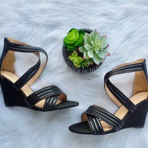 Strappy Wedge Sandals